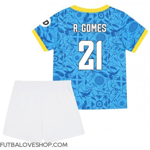 Dres Wolves Rodrigo Gomes #21 Tretina pre deti 2025-26 Krátky Rukáv (+ trenírky)